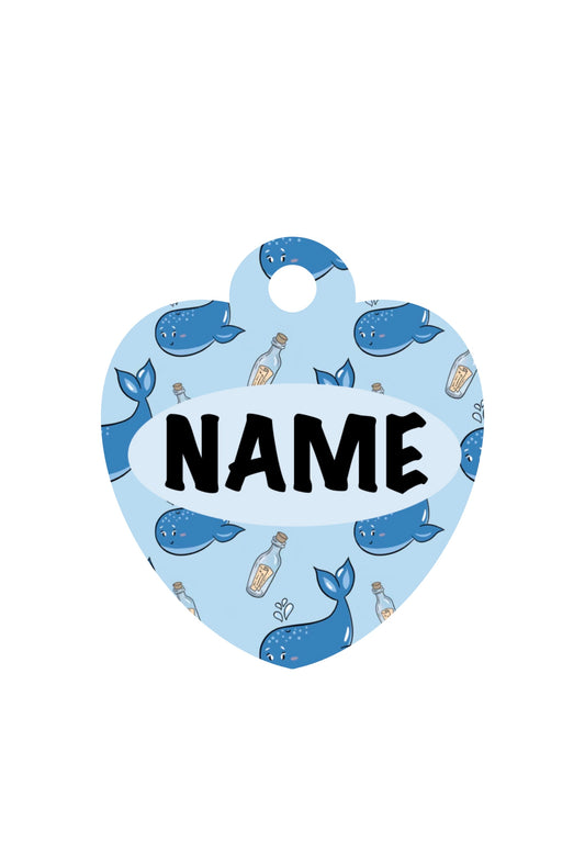 Name Tag - Whale Hello There